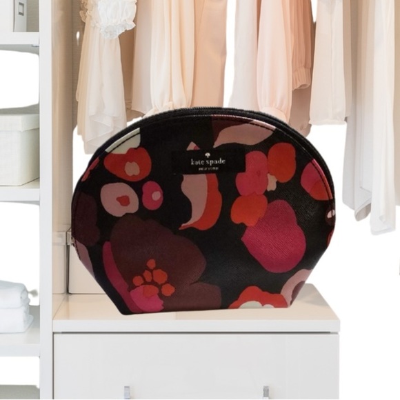 Kate Spade Clutch Pouch Laurel Way Printed Zip Top Bag Keri Floral - Picture 1 of 8